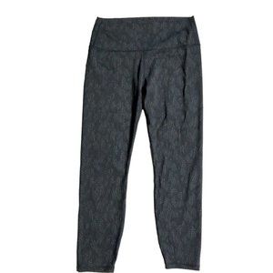Varley Athletic Leggings Women's Size Large Gray Mid Rise Stretch Active Pants